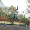 CIRONI Replacement Trampoline Safety Net, 6/8/10/12FT Enclosure Surround Netting with Dual-Headed Zippers, Protection Buckles & Enhanced Hook, Fits for Round Frame Trampolines, Net Only view 4