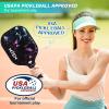 MTEN Pickleball Paddles, USAPA Approved Pickleball Paddles Set of 4, Fiberglass Surface Pickleball Set, 4Pickleball Rackets, 4 Pickleball Balls, 4 GripTapes & Carry Bag for Men Women view 2