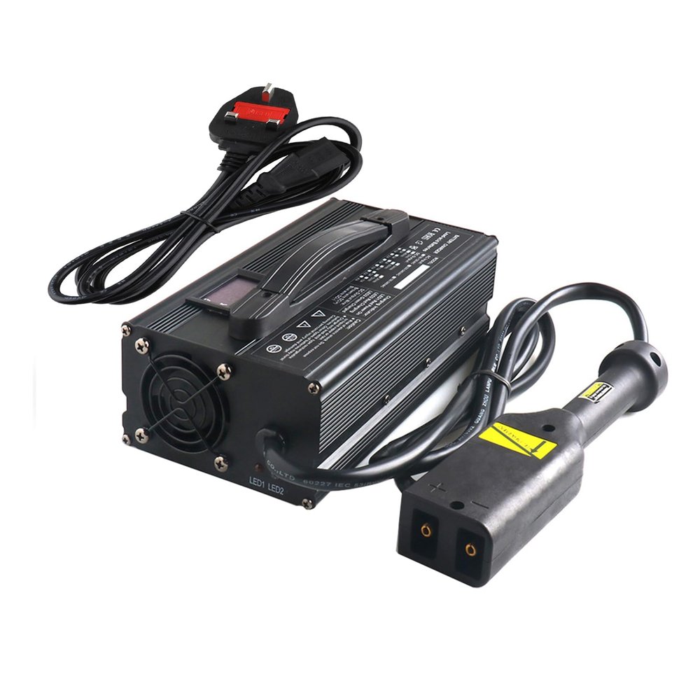 SFKLYU 900W 36 Volt 18 Amp Replacment Golf Cart Battery Charger for EZGO TXT Golf Carts, D Style Plug,Black