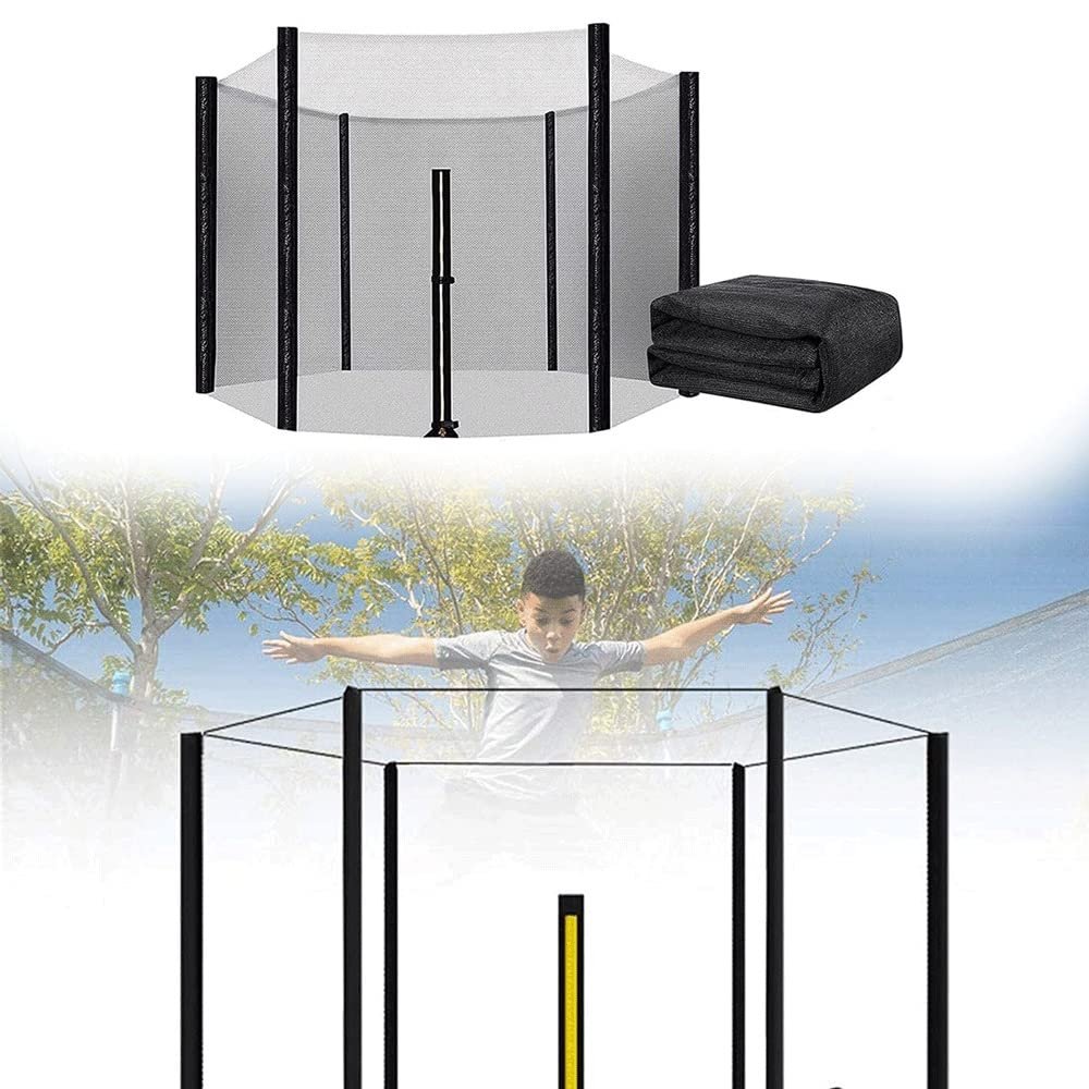 CIRONI Safety Enclosure Net 6ft/8ft/10ft/12ft Trampoline Replacement Mesh Netting Best Gift for Kids Children