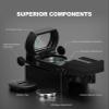 Feyachi Reflex Sight - Red and Green Dot Optics Sight Adjustable Reticle (4 Styles) Motion Awake with Button Brightness Adjustment view 3