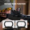 Feyachi Reflex Sight - Red and Green Dot Optics Sight Adjustable Reticle (4 Styles) Motion Awake with Button Brightness Adjustment view 4