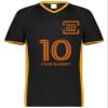 Custom Soccer Jersey with Name Number Team Logo Personalized Soccer V-Neck Shirt for Youth Small Black view 3