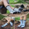 LINEMIN Kids Merino Wool Hiking Socks Toddlers Boys Girls Winter Warm Thick Thermal Boot Cushion Crew Socks 6 Pairs (8-12 Years, Matching Hiking Socks) view 2