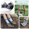 LINEMIN Kids Merino Wool Hiking Socks Toddlers Boys Girls Winter Warm Thick Thermal Boot Cushion Crew Socks 6 Pairs (8-12 Years, Matching Hiking Socks) view 4