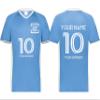 Custom Soccer Jersey with Name Number Team Logo Personalized Soccer V-Neck Shirt for Adult 2X-Large Columbia Blue view 1
