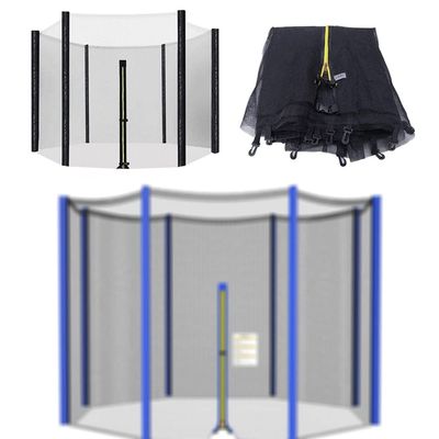 CIRONI Replacement Trampoline Safety Net, Trampoline Enclosure Safety Nets, Fit 6FT 8FT 10FT 12FT Indoor Outdoor Trampolines Protective Net for Kids, Net Only