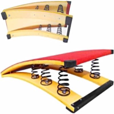 CIRCIR Vault Gymnastics Springboard with 6 Springs, Heavy Duty Vault Spring Board, Beginning Gymnasts Sport Equipment for Vaulting/Training/Fitness