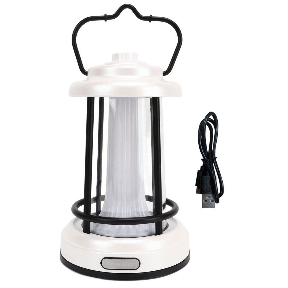 Topyond LED Camping Lantern, Rechargeable Retro Camp Light, Super Bright Stepless Dimming Emergency Survival Lanterns for Camping