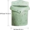 Suggestion Box Letter Box Complaint Box Outdoor Embossed Letter Box Mailbox Villa Gardening Retro Pastoral Art Flower Shop Cafe Wall Hanging Decoration with Lock view 2