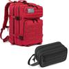 QT&QY 45L Tactical backpack & Tactical Toiletry Bag view 1