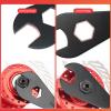 SONZUIA Bike Cone Wrench Set Tool (13, 14, 15, 16, 17, 18, 19mm) Bicycle Wheel Hub Axle Nut Install Remover Cycling Spanner (3 Piece Set 17,18,19 mm) view 3