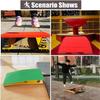 CIRCIR Kids Gymnastics Springboard, Vault Spring Boards with 4 Spring, Multifunctional Mini Trampoline, Home/Gym/Basement/Exercise Use (Color : Red) view 2
