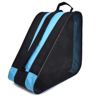 Obetuens Roller Skate Bag, Ski Sports Shoulder Oxford Cloth Carry Roller Breathable Triangle Skate Bag, Premium Bag to Carry Ice Skates, Roller Skates, Inline Skates (Blue)