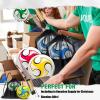6 Pack Operation Deflated Christmas Soccer Ball with Pump for Child,Items Bulk Deals Soccer Balls,Classic Soccer Balls Size 5 with Mesh Sport Bag Pump Needle for Shoebox Gift Fillers Charity Donations view 4