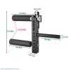 RISANXUN HQ-STD-003 Leg Extension & Curl Machine, Black - 18mm Holes, 8 Height Adjustments, 600lbs Max Load view 3