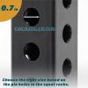 RISANXUN HQ-STD-003 Leg Extension & Curl Machine, Black - 18mm Holes, 8 Height Adjustments, 600lbs Max Load view 4