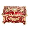QANYEGN Hipiwe Vintage Jewelry Box, European Vintage Jewelry Box, Zinc Alloy Trinket with Exquisite Lined for Ladies Girls view 1