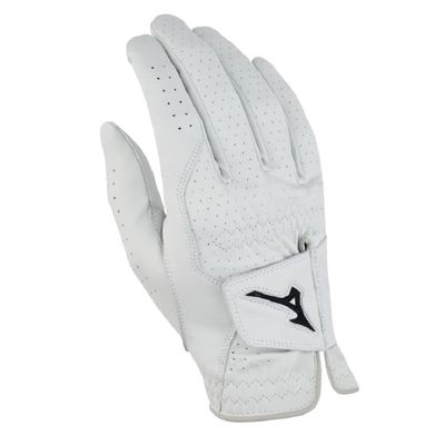 Mizuno Tour Golf Glove | Men's Right Hand Golf Glove | White/Black | Medium