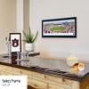 Auburn Football White Out - 41.5x15-inch Single Mat, Select Framed Picture by Blakeway Panoramas view 2