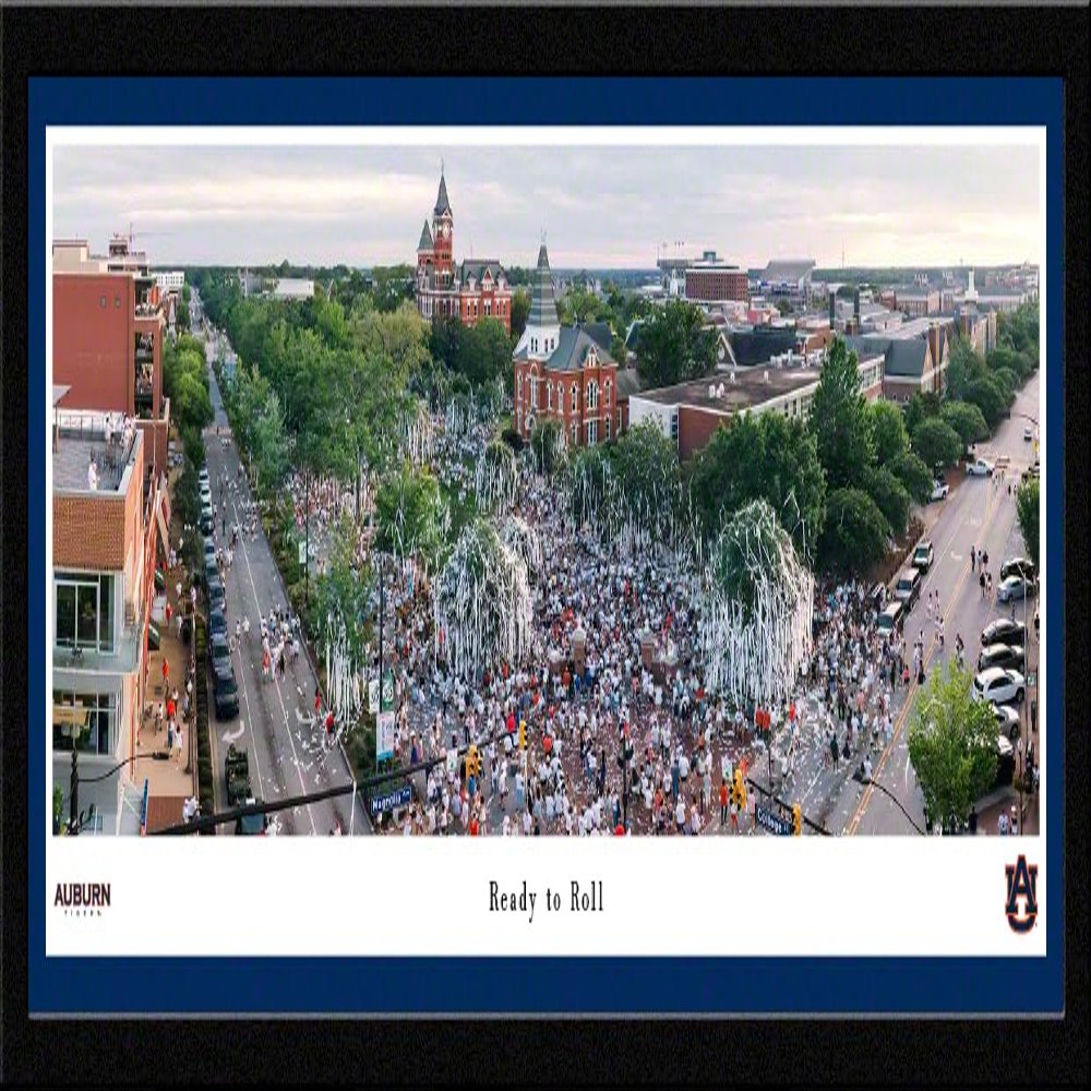 Auburn Oaks, Rolling Again - 41.5x15-inch Single Mat, Select Framed Picture by Blakeway Panoramas