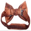 Tuxgear Boys Bow Tie and Adjustable Stretch Suspender Sets, (Burnt Orange Paisley with Black, 40" Youth) view 3