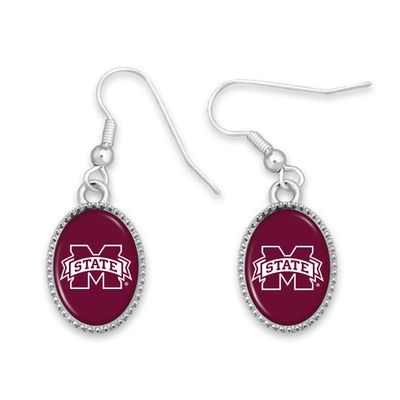 Mississippi State Kennedy Earrings Jewelry Gift Licensed MSU