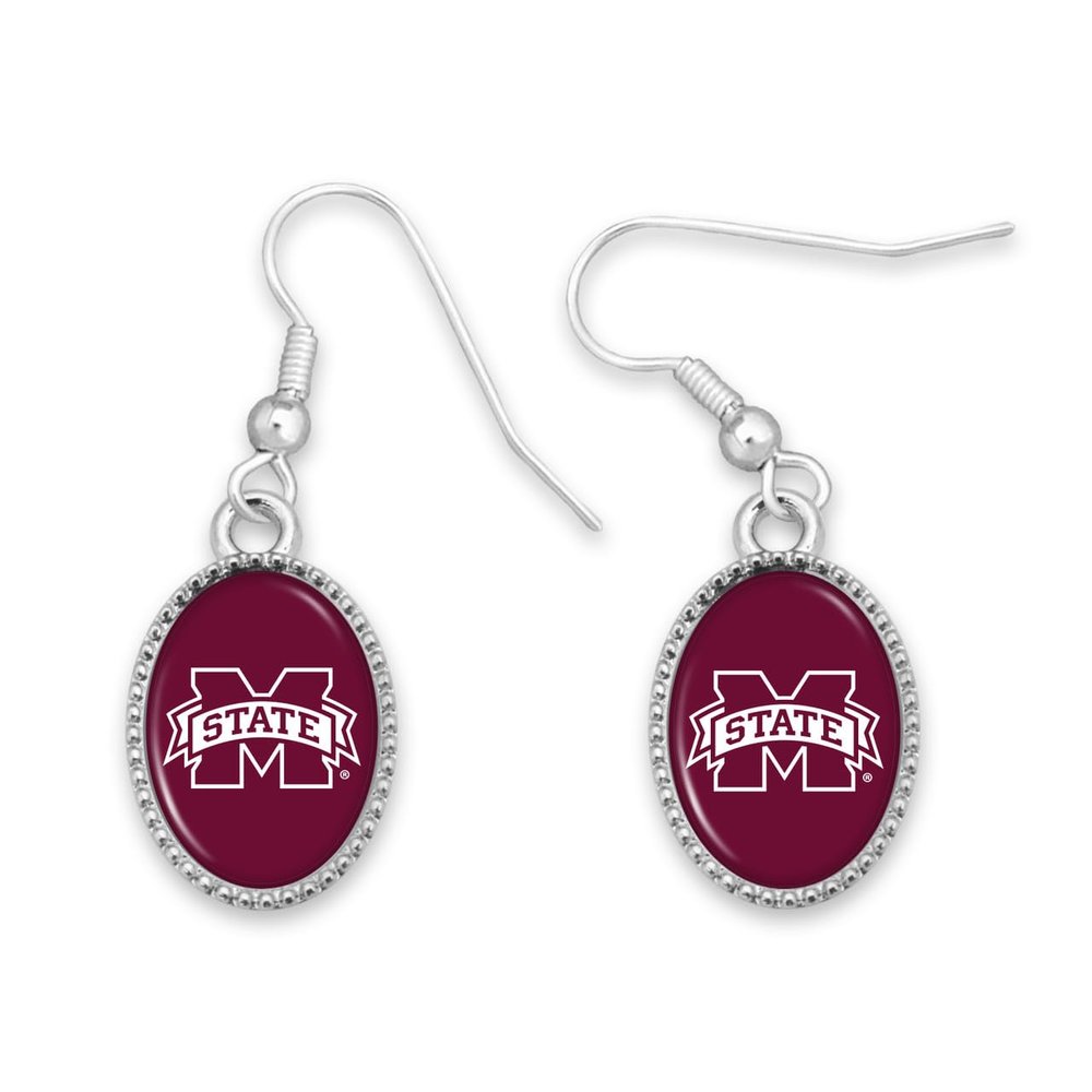 Mississippi State Kennedy Earrings Jewelry Gift Licensed MSU