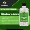 Aim Green Biodegradable Airsoft BBS, Premium-Grade 6mm Airsoft BBS, 36g, 2,500 Count view 3