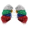 ABOOFAN Cheerleading Pom Poms Cheerleading Games 10pcs Cheerleader Balls for Boys and Girls view 1