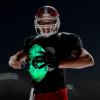 MILACHIC Glow in The Dark Football - Size 9 Luminous Glowing Leather Football with Pump view 4