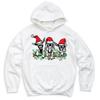 Christmas Goat Graphic Print Sweatshirt Hoodie, Christmas Themed Sweatshirt, Goat Lover Sweatshirt, Adult Handmade Unisex Long Sleeve Top with Animal Print view 4