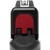 NDZ Performance Gen 5 Slide Cover Back Plate for Glock 17 19 19X 22 23 26 27 34 45 9mm .40 S&W Laser Engraved Spiritual Images in Red Aluminum - John 3:16 view 4
