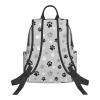 BREAUX Animal Paw Prints Print Simple And Lightweight Leisure Backpack, Men'S And Women'S Fashionable Travel Backpack view 3