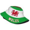 Wales Flag (2) Cool Welsh Bucket Hat 3D Printing Fisherman Hats Summer Travel Hiking Beach Sun Caps Multi view 2