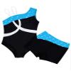 TSSOE Kids Girls Glitter Rhinestone Ballet Dance Outfits Gymnastics Leotard Set Tracksuit Jumpsuit B02 6 Years view 3