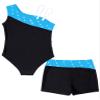 TSSOE Kids Girls Glitter Rhinestone Ballet Dance Outfits Gymnastics Leotard Set Tracksuit Jumpsuit B02 6 Years view 4