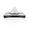 StringKing Mark 2G Goalie Lacrosse Head Strung with Grizzly Mesh (Grizzly 2X - Black/White) view 4