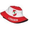 Lebanon Flag Lebanese Bucket Hat 3D Printing Fisherman Hats Summer Travel Hiking Beach Sun Caps Multi view 2