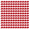 144 Pack Unisex Baseball Cap Bulk Wholesale Plain Blank Hat Adjustable Size Red view 1