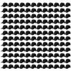 144 Pack Unisex Baseball Cap Bulk Wholesale Plain Blank Hat Adjustable Size Black view 1