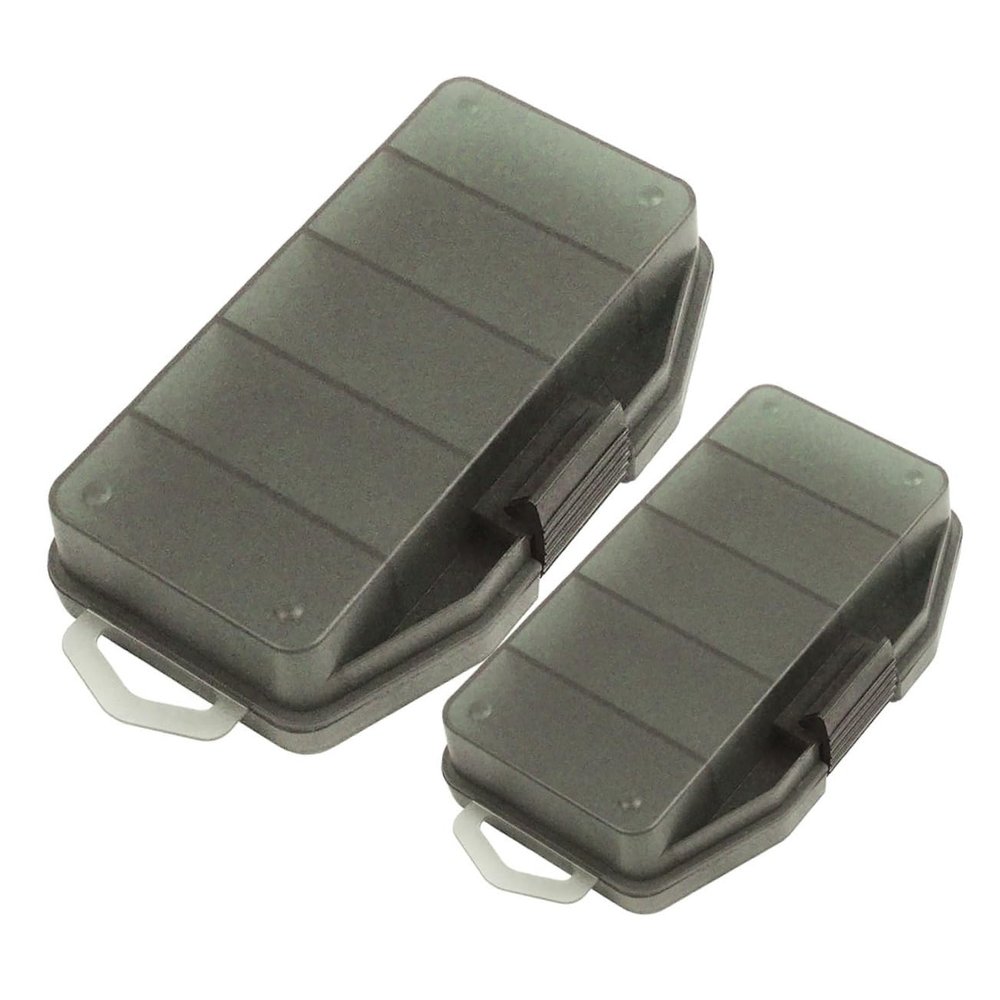 INOOMP 6pcs Fishing Accessories Boxes Plano Tackle Case Lure Bait Container Lightweight