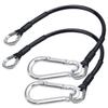 Aoheke 10" Gym Cable Extension Compatible with Bowflex Home Gym Machine Accessories for LAT/Tricep Pull Down and Leg Extensions Machine Thick 0.2" (1 Pair)