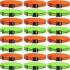 Suhine 24 Pcs Reflective Belt Army PT Belt Elastic Adjustable Reflective Sash Reflective Running Gear Glow Belt for Running Cycling Walking Marathon Military view 1