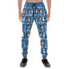 Custom #1 Dad Sweatpants Jogging Pants with Photo Face, Personalized Men's Workout Joggers Pants, Gifts for Father Dad view 1