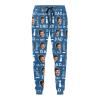 Custom #1 Dad Sweatpants Jogging Pants with Photo Face, Personalized Men's Workout Joggers Pants, Gifts for Father Dad view 4