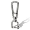 KeyUnity Titanium Carabiner Keychain Clip, Quick Release EDC Key Holder Organizer with Key Ring (KM17SW) view 1
