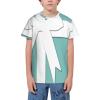 Gift Box Big Boys Girls Tees 3D Printed Short Sleeve Youth T Shirts Top view 2