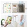 EKAX Leatherette Passport Holder with Floral Patterns, Premium PU Leather, Snap Button Closure, Travel Wallet Cover for Passport, Boarding Pass, and Cards (Kapok pink) view 4
