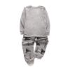Baby Boy Clothes Fall 6 12 18 24 Months Train Long Sleeve Pullover Tops & Pant Sets Toddler Winter (Grey, 3-4 Years) view 4